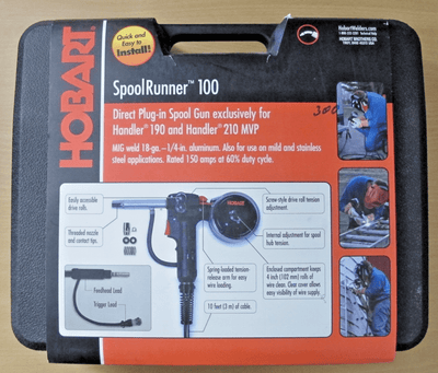 Hobart Spoolrunner 100 MIG Pistol Grip Spool Gun 300796 for Handler 190/ 210 - MagsTag