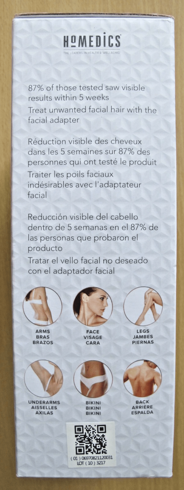 Homedics Duo Lite Permanent Hair Reduction IPL - HH180 - MagsTag