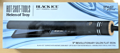 Hot Shot Tools Helen of Troy Flat Iron Black Ice 1" - MagsTag