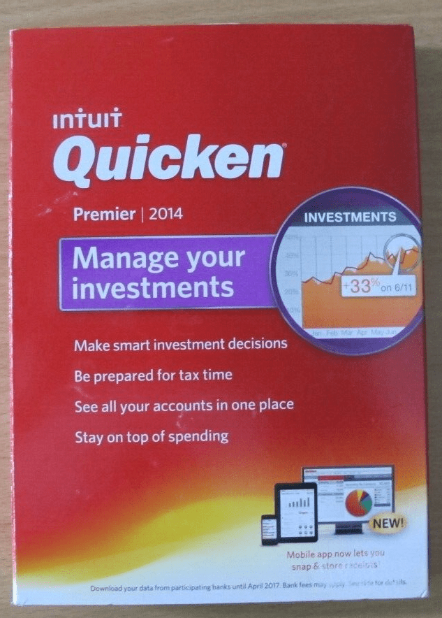 Intuit Quicken Premier 2014 Windows XP Vista 7 8 - MagsTag
