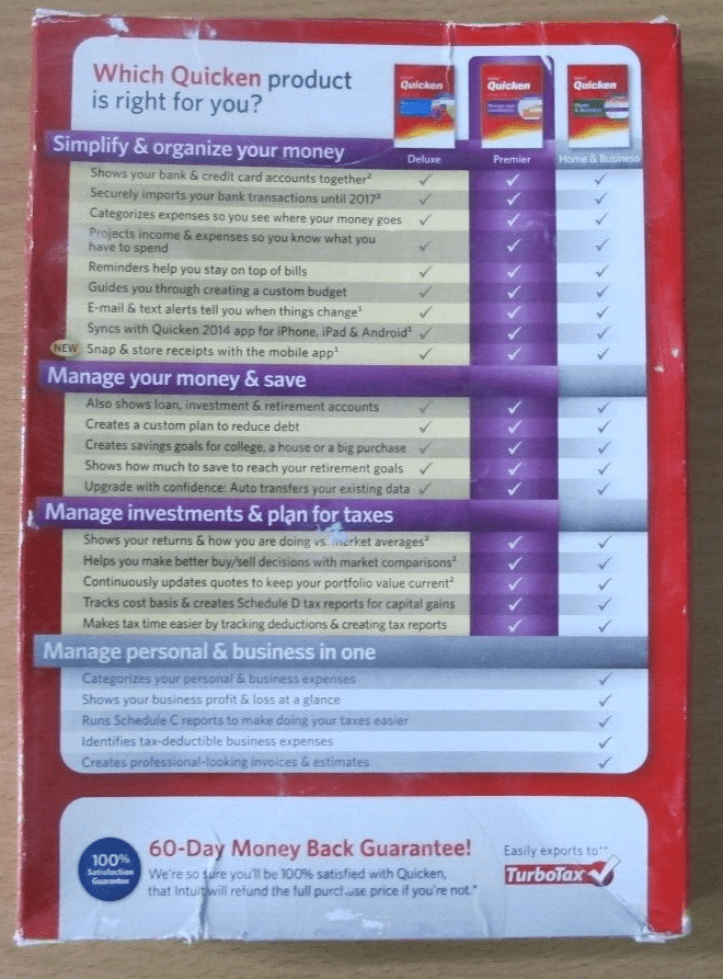 Intuit Quicken Premier 2014 Windows XP Vista 7 8 - MagsTag