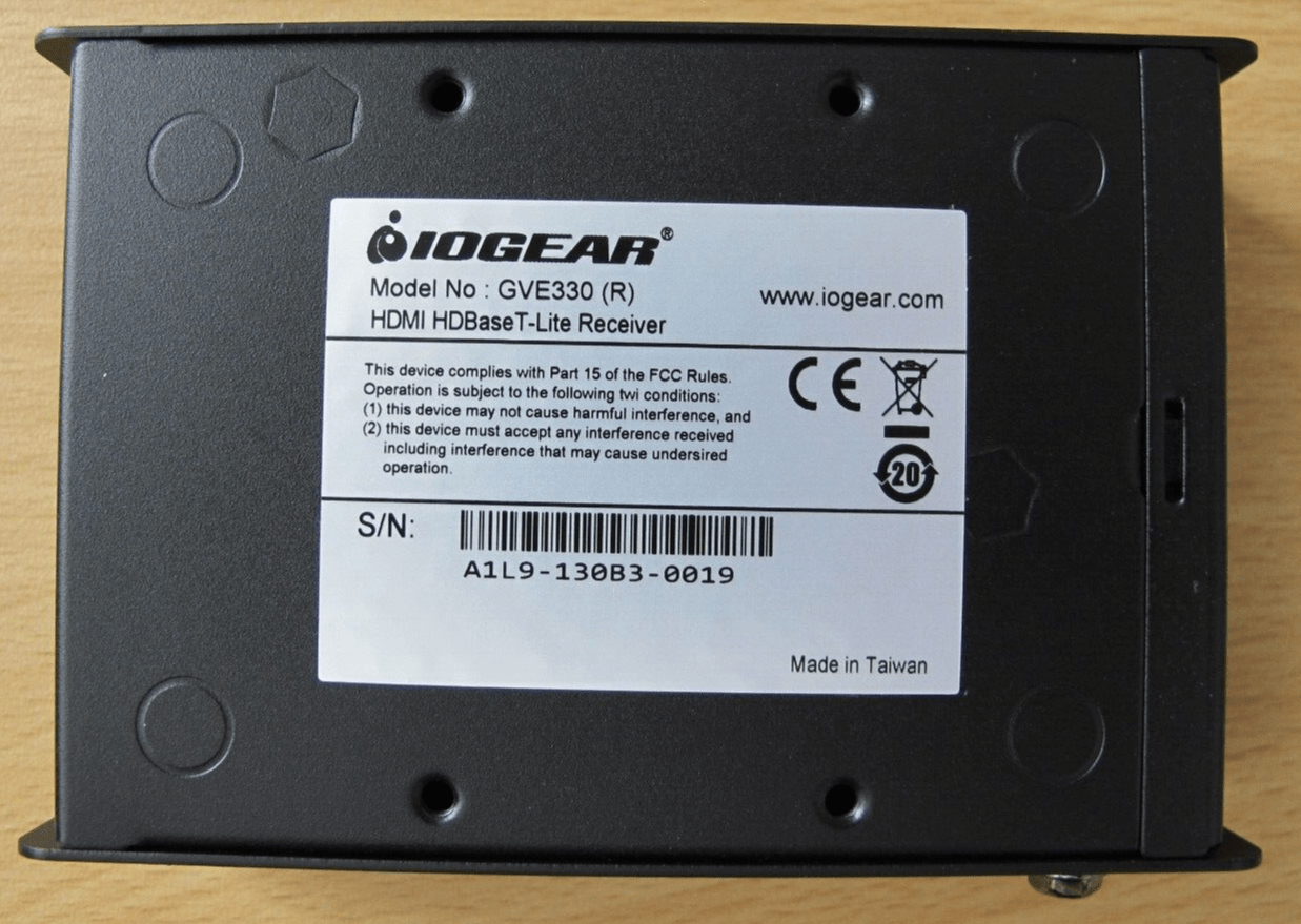 IOGEAR HDBaseT HDMI Extender Over Cat5e/6 4K UHD - Up To 230ft 1080P - MagsTag