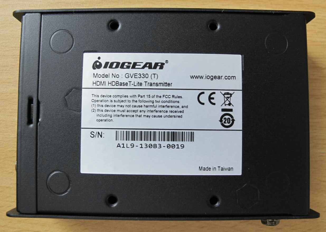 IOGEAR HDBaseT HDMI Extender Over Cat5e/6 4K UHD - Up To 230ft 1080P - MagsTag