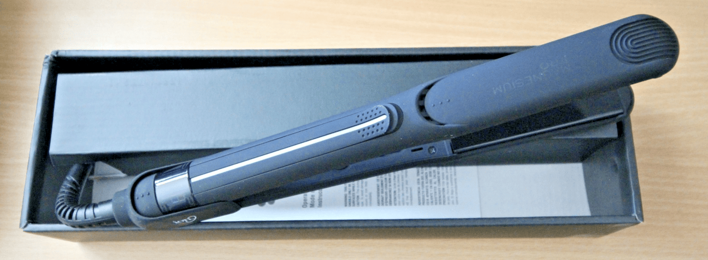 Ion Magnesium Pro Flat Iron 1 Inch Optimal Heat Ceramic Tourmaline Unused Open - MagsTag