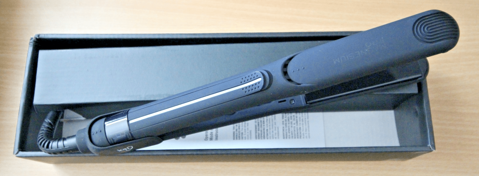Ion Magnesium Pro Flat Iron 1 Inch Optimal Heat Ceramic Tourmaline Unused Open - MagsTag