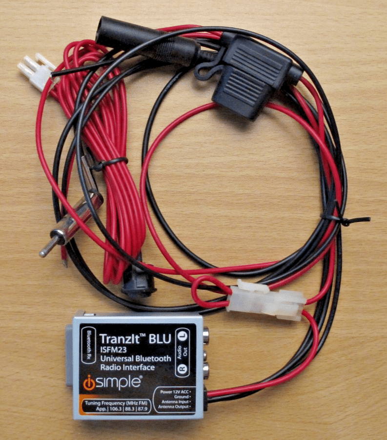iSimple ISFM23 TranzIt Universal Bluetooh Enabled FM Transmitter Car Kit - MagsTag