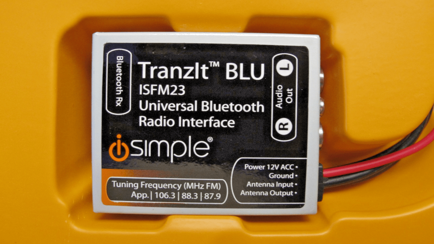 iSimple ISFM23 TranzIt Universal Bluetooh Enabled FM Transmitter Car Kit - MagsTag