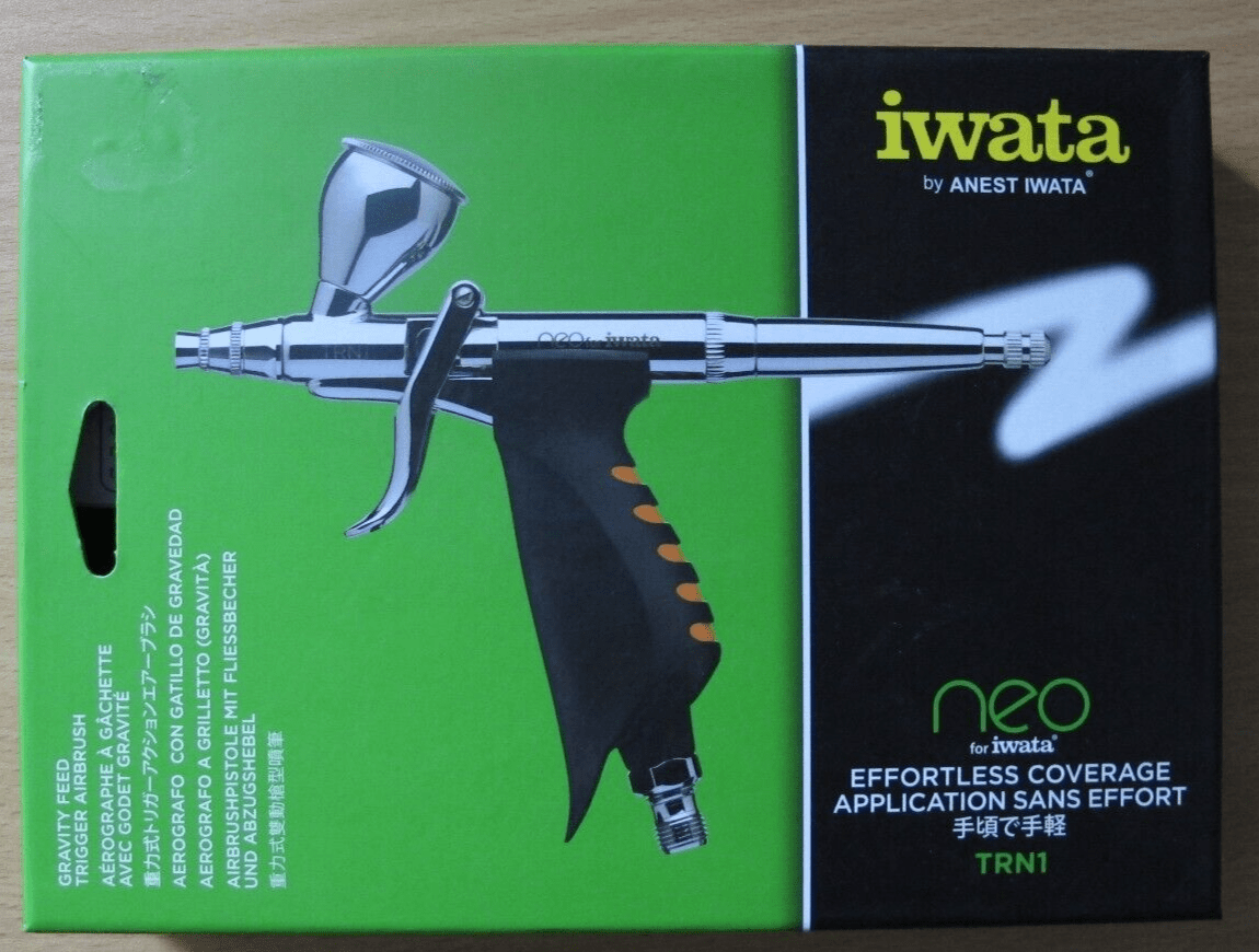 Iwata Airbrushes Gravity Feed Trigger Airbrush TRN1 IWAN5500 Open Box unused - MagsTag
