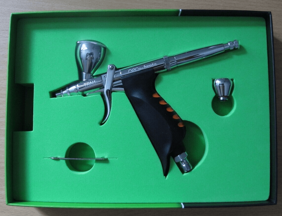 Iwata Airbrushes Gravity Feed Trigger Airbrush TRN1 IWAN5500 Open Box unused - MagsTag