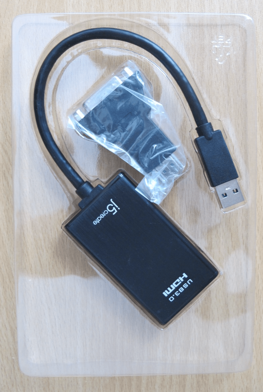 j5create USB 3.0 - to - HDMI/DVI Display Adapter UA350 Mac Windows Unused - MagsTag