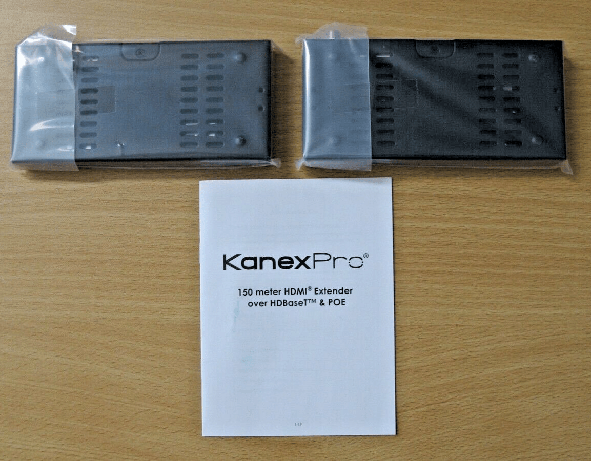 KanexPro HDMI 150m Extender Over HDBASET W/Loop Out EXT - HDBT150M Open Box Unused - MagsTag