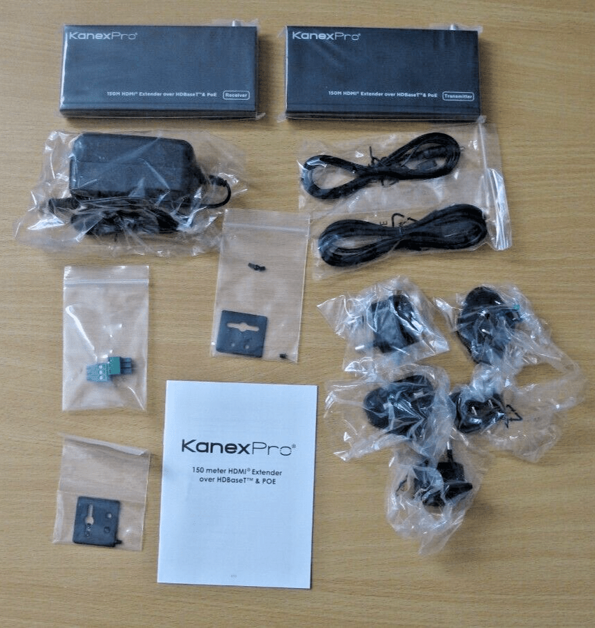 KanexPro HDMI 150m Extender Over HDBASET W/Loop Out EXT - HDBT150M Open Box Unused - MagsTag