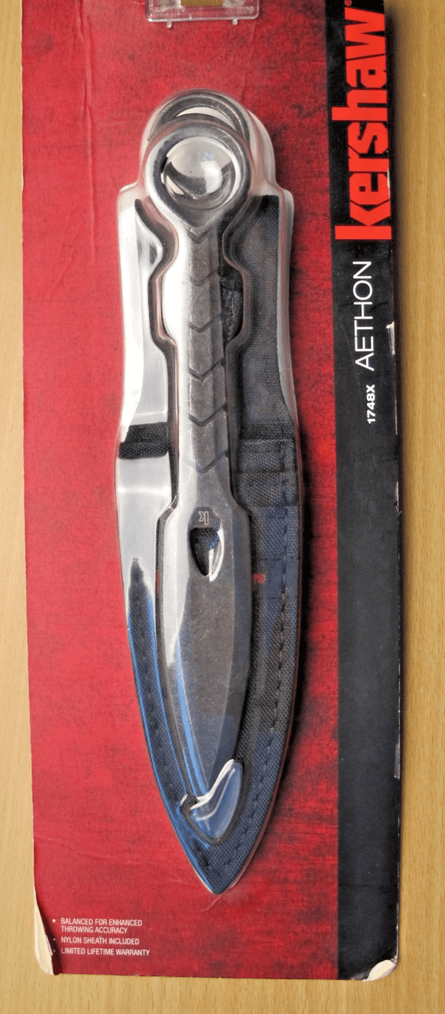 Kershaw Aethon Throwing Knives 1748X 3 Pack Sheath Case Stainless Knife 4.5” - MagsTag