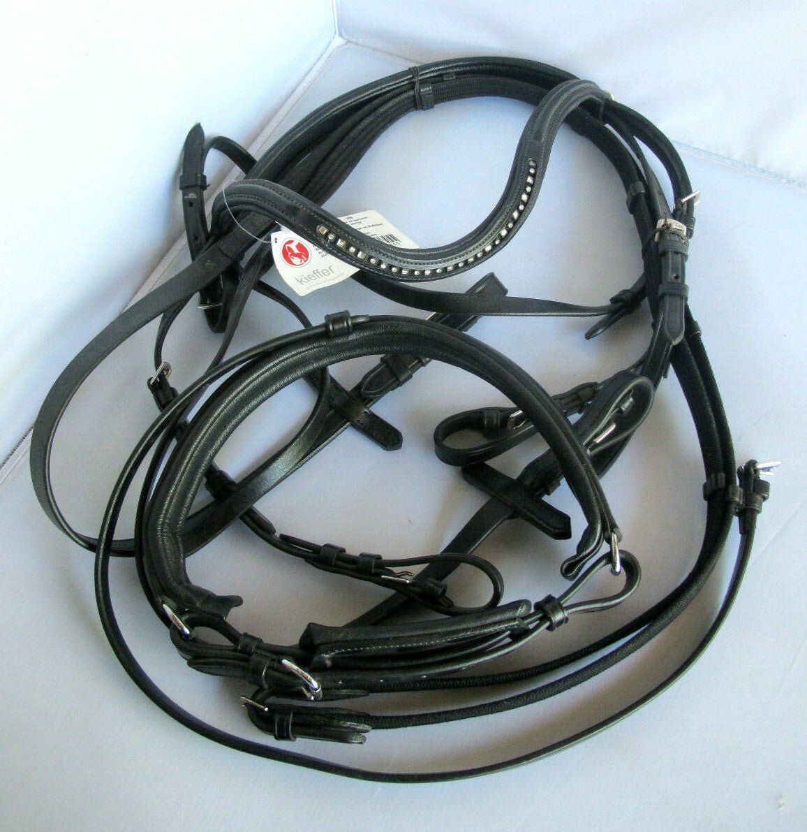 Kieffer Black Snaffle Bridle Orion 269 - MagsTag