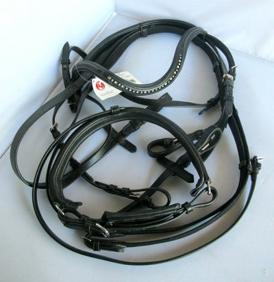 Kieffer Black Snaffle Bridle Orion 269 - MagsTag