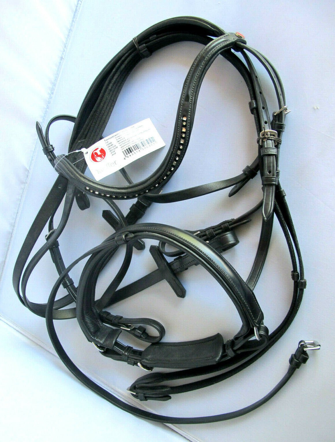 Kieffer Black Snaffle Bridle Orion 269 - MagsTag
