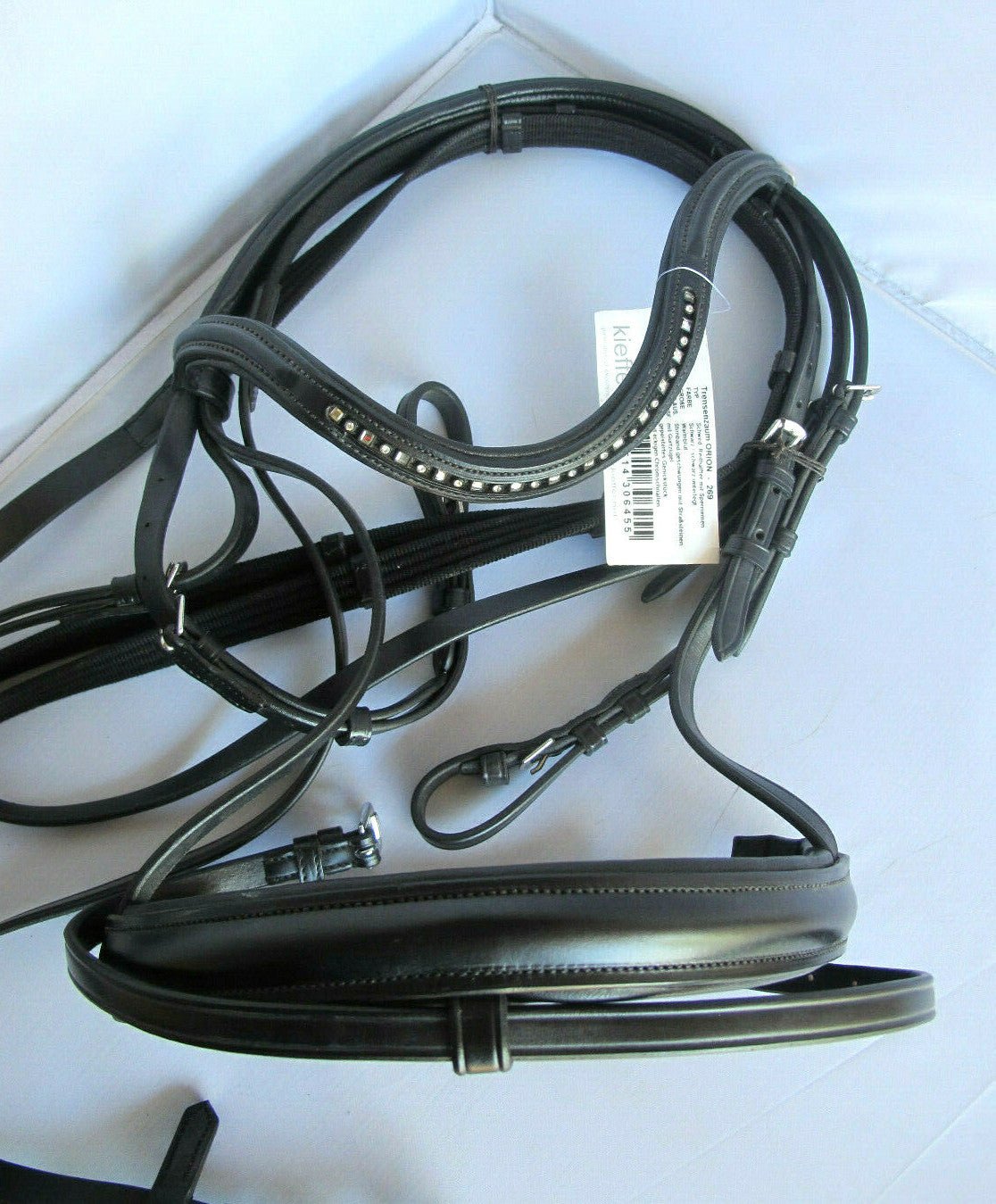 Kieffer Black Snaffle Bridle Orion 269 - MagsTag