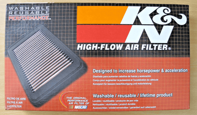 K&N Performance High Flow Washable Engine Air Filter 33 - 2468 Honda Civic Acura - MagsTag
