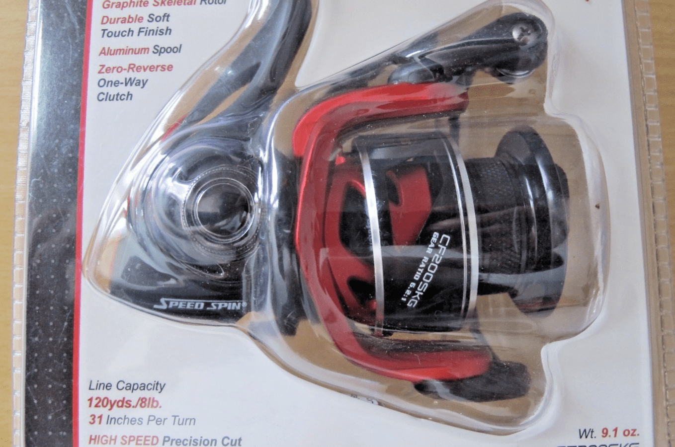 Lew's CF200SKG Carbon Fire Speed Spin Spinning Reel 10 Bearings HS 6.2:1 - MagsTag