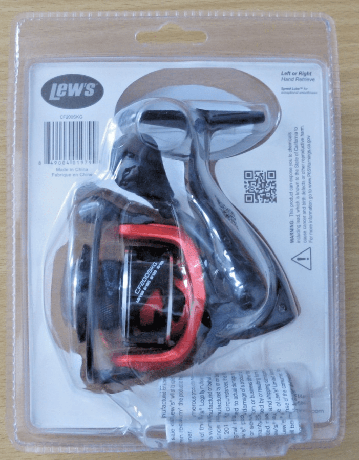 Lew's CF200SKG Carbon Fire Speed Spin Spinning Reel 10 Bearings HS 6.2:1 - MagsTag
