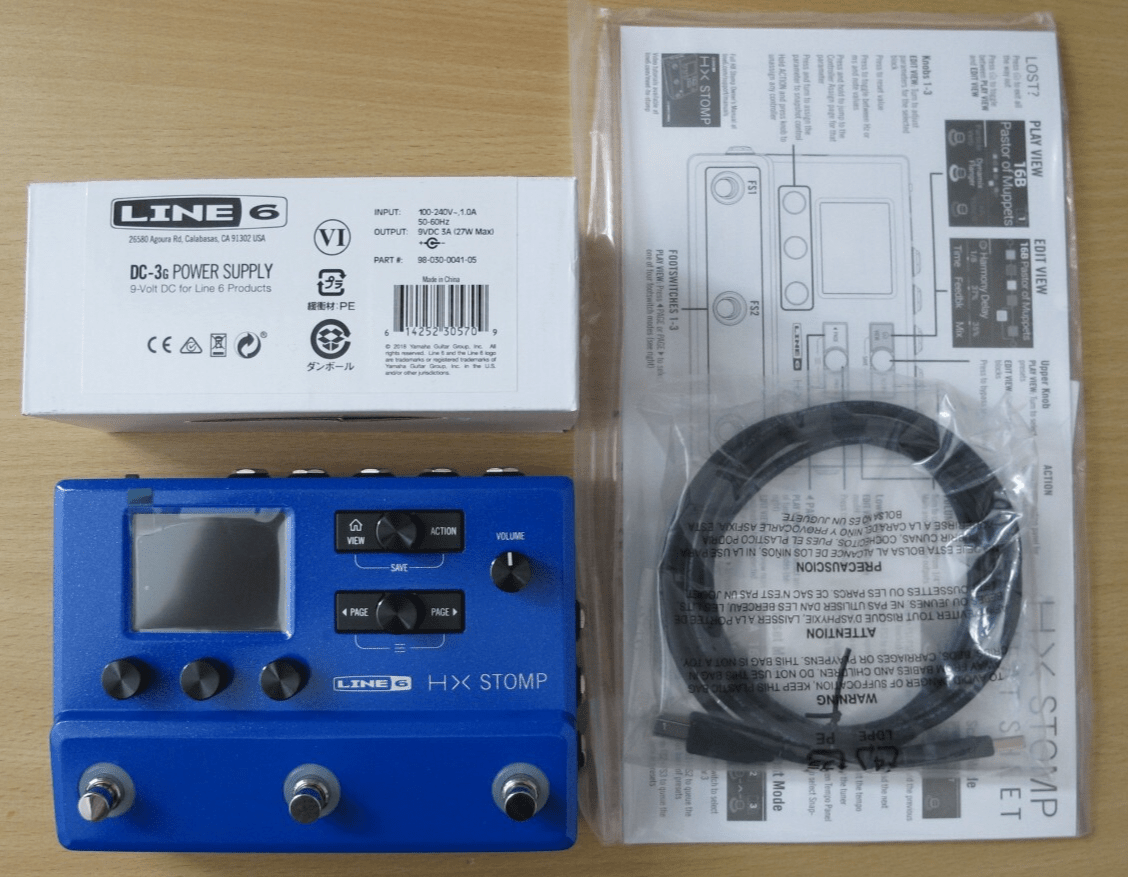 Line 6 HX Stomp Ltd Ed Lightning Blue Multi - Effects Pedal Lightning Blue Unused - MagsTag