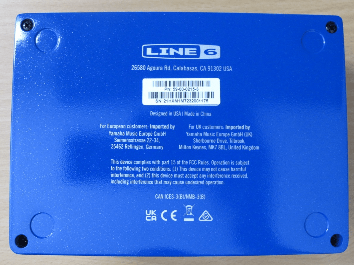 Line 6 HX Stomp Ltd Ed Lightning Blue Multi - Effects Pedal Lightning Blue Unused - MagsTag
