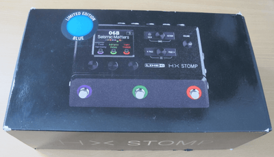 Line 6 HX Stomp Ltd Ed Lightning Blue Multi - Effects Pedal Lightning Blue Unused - MagsTag