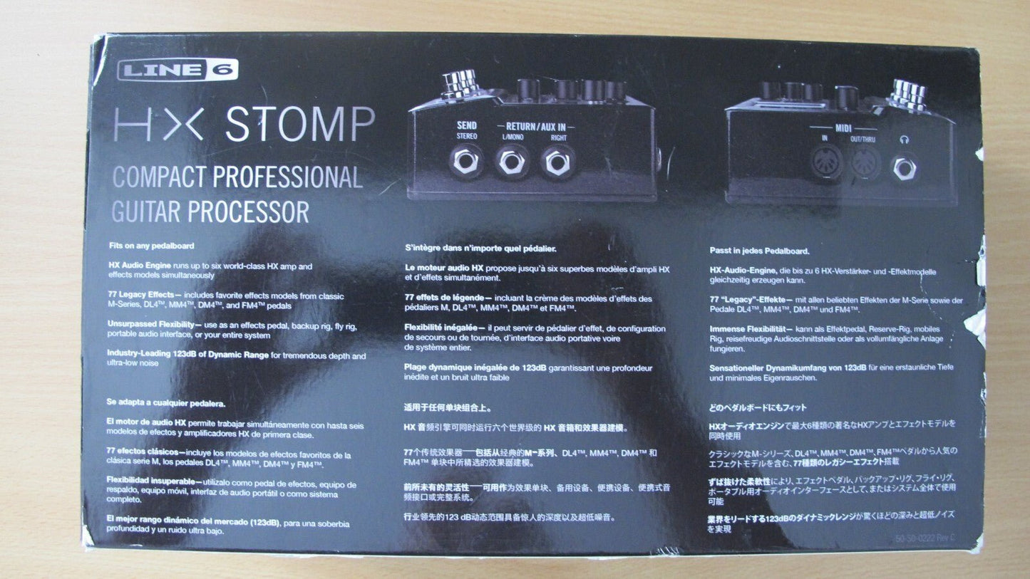 Line 6 HX Stomp Ltd Ed Lightning Blue Multi - Effects Pedal Lightning Blue Unused - MagsTag