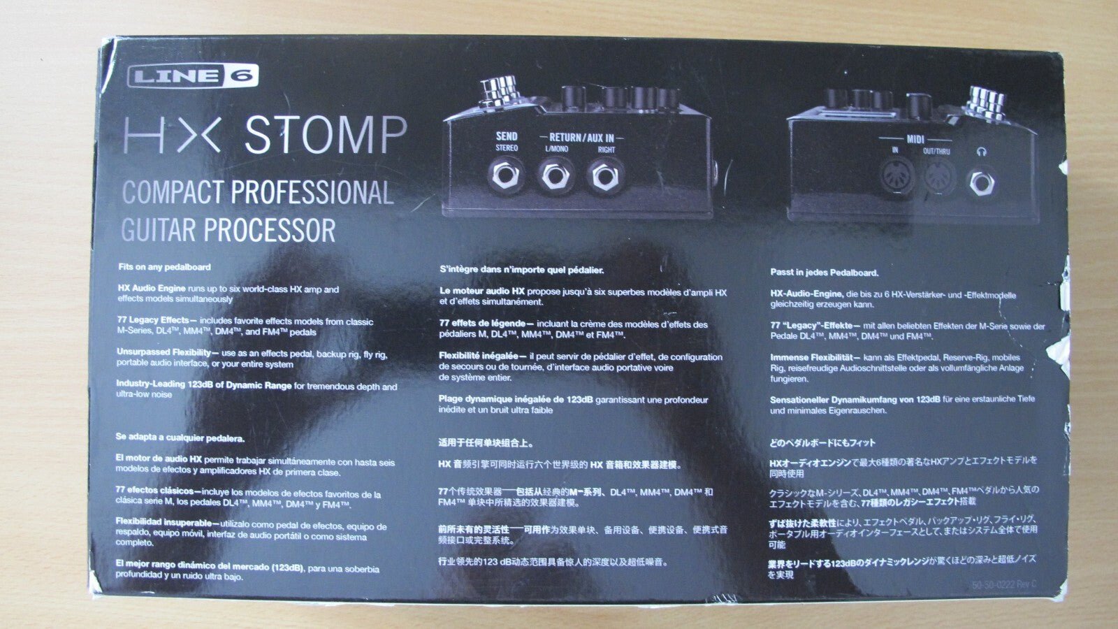 Line 6 HX Stomp Ltd Ed Lightning Blue Multi - Effects Pedal Lightning Blue Unused - MagsTag