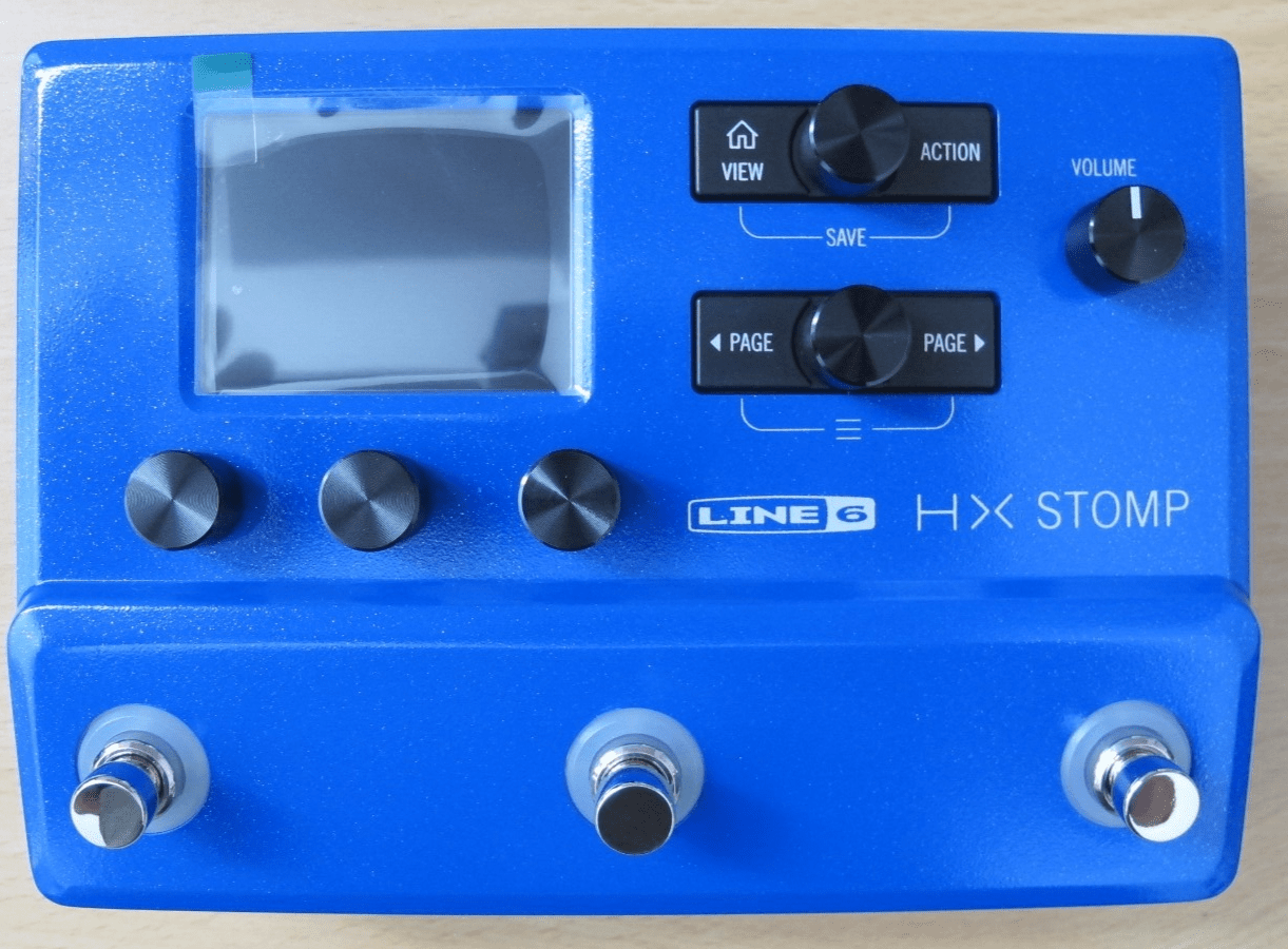 Line 6 HX Stomp Ltd Ed Lightning Blue Multi - Effects Pedal Lightning Blue Unused - MagsTag