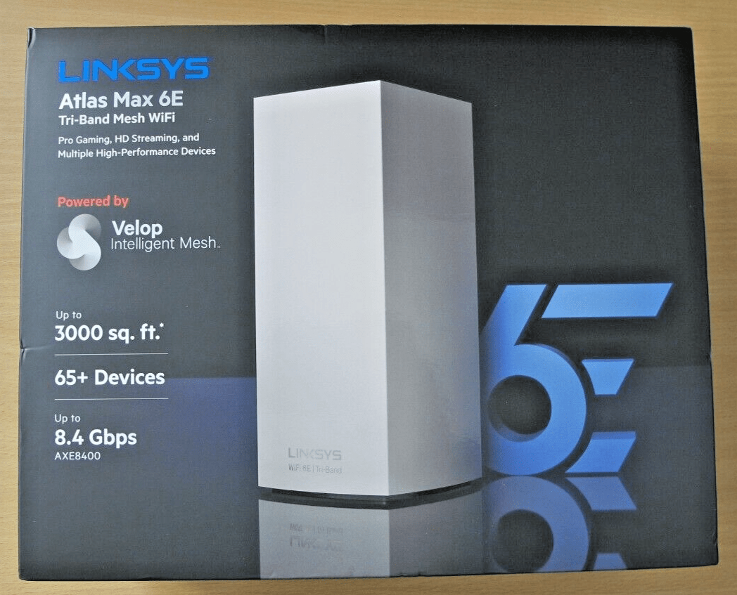 Linksys Atlas Max 6E Tri - Band Mesh WiFi 6E System MX8501 MX8500 New Open Box - MagsTag