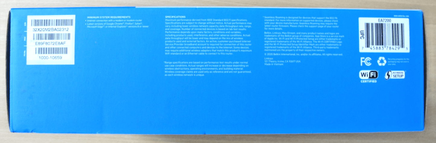 LINKSYS EA7200 4-PORT WI-FI 5 DUAL-BAND ROUTER, EA7200 Unused - MagsTag