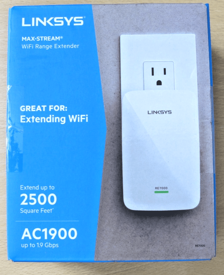 Linksys RE7000 v2 Max Stream AC1900 Gigabit Range Extender WiFi Booster Repeater - MagsTag