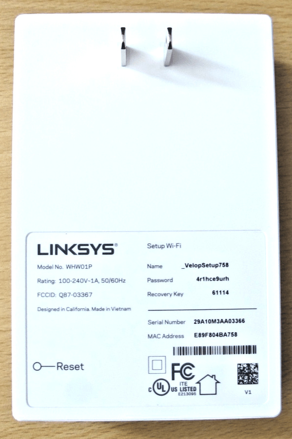 Linksys Velop dual-band addon Mesh WiFi Extender AC1300 WHW0101P Unused - MagsTag