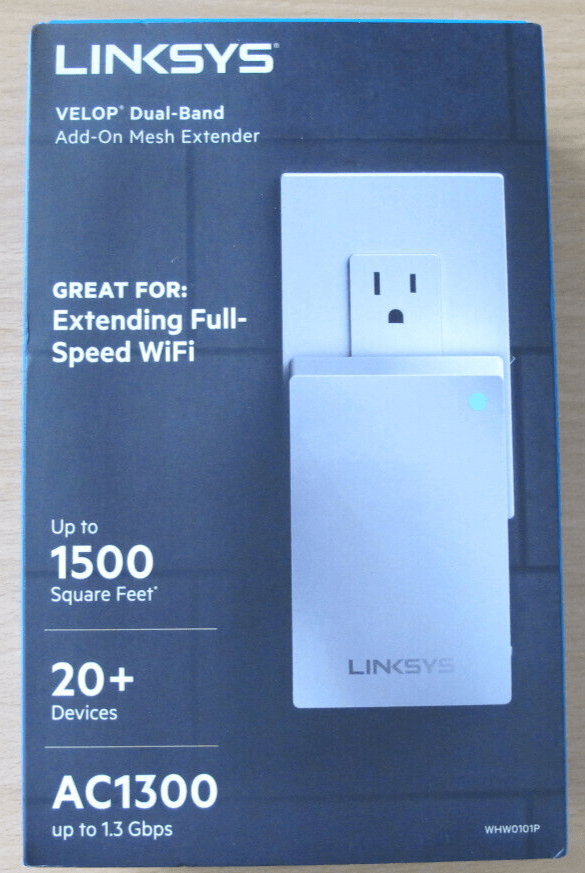 Linksys WHW0101P AC1300 Velop Mesh WiFi Extender Dual - band Open Box Unused - MagsTag