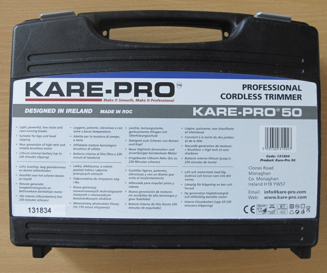 Liveryman Kare - Pro 50 Horse & Pet Clipper & Trimmer cordless Open Box - MagsTag