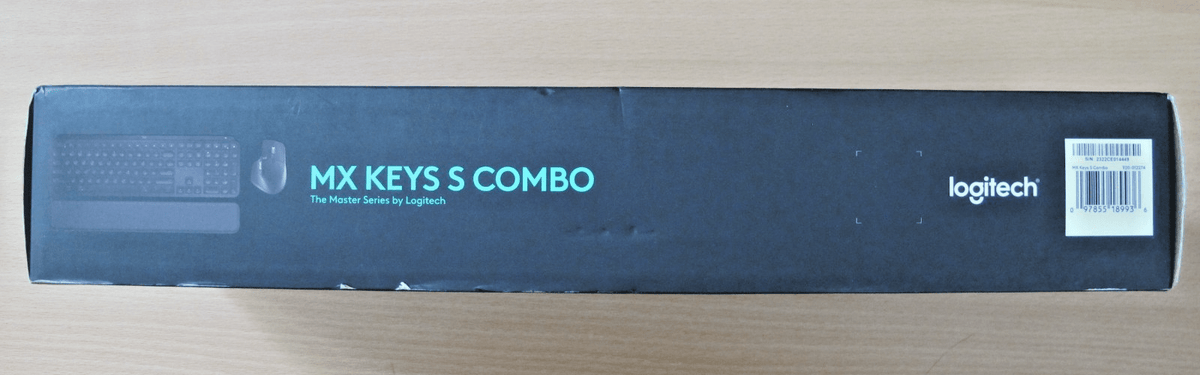 Logitech 920-012274 MX Keys S Combo Wireless Keyboard Mouse Palm Rest Black New - MagsTag