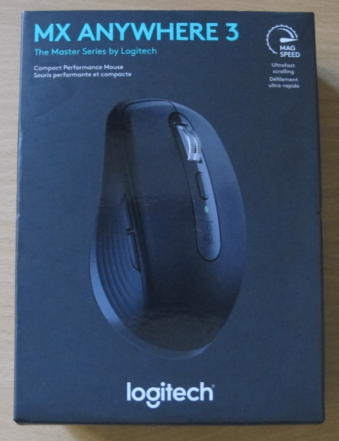 Logitech MX Anywhere 3 Wireless Bluetooth Fast Scrolling Mouse Graphite - MagsTag