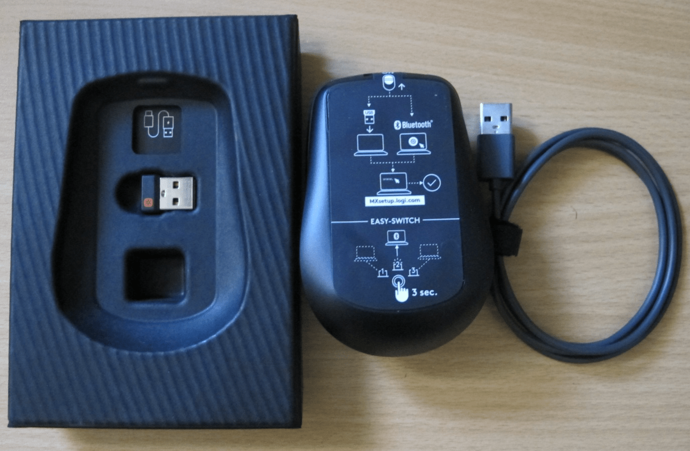 Logitech MX Anywhere 3 Wireless Bluetooth Fast Scrolling Mouse Graphite - MagsTag