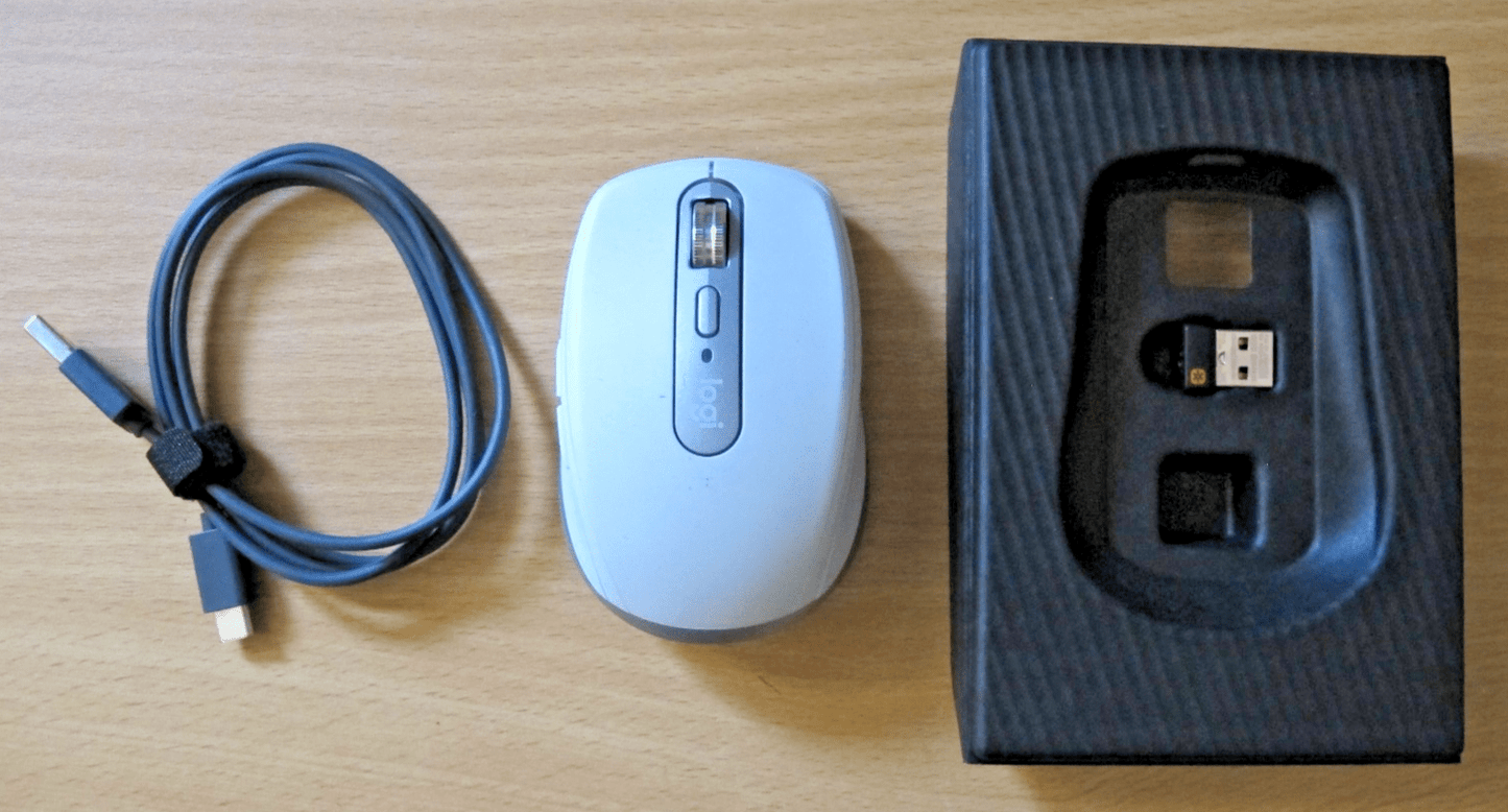 Logitech MX Anywhere 3 Wireless Mouse for PC Pale Grаy 910 - 005985 Bluetooth - MagsTag
