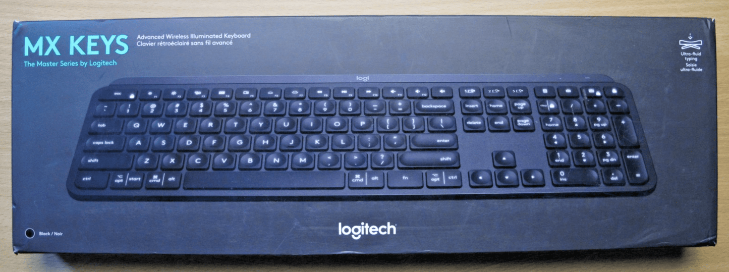 Logitech MX Keys Advanced Wireless Illuminated Keyboard Graphite 920 - 009294 - MagsTag