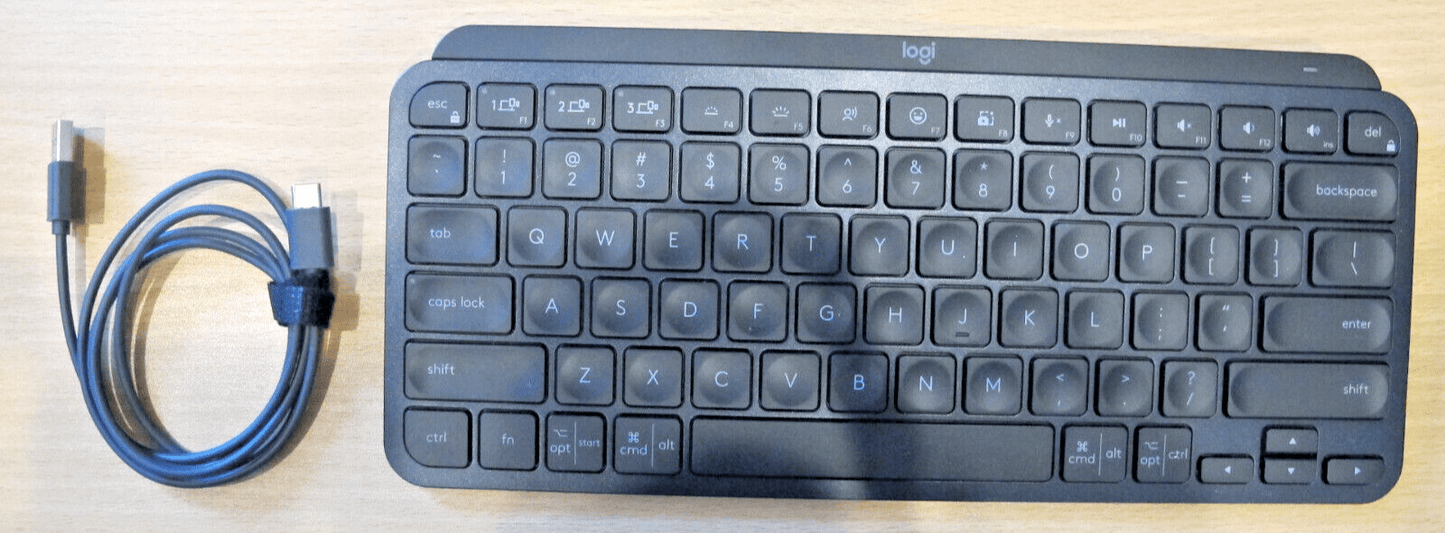 LOGITECH MX KEYS MINI WIRELESS ILLUMINATED KEYBOARD BLACK 920 - 010475 Mint - MagsTag