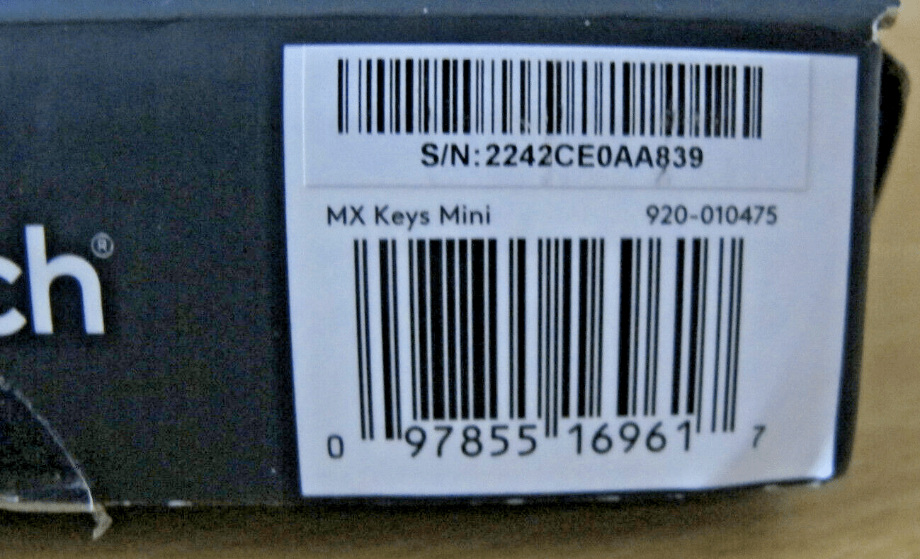 LOGITECH MX KEYS MINI WIRELESS ILLUMINATED KEYBOARD BLACK 920 - 010475 Mint - MagsTag