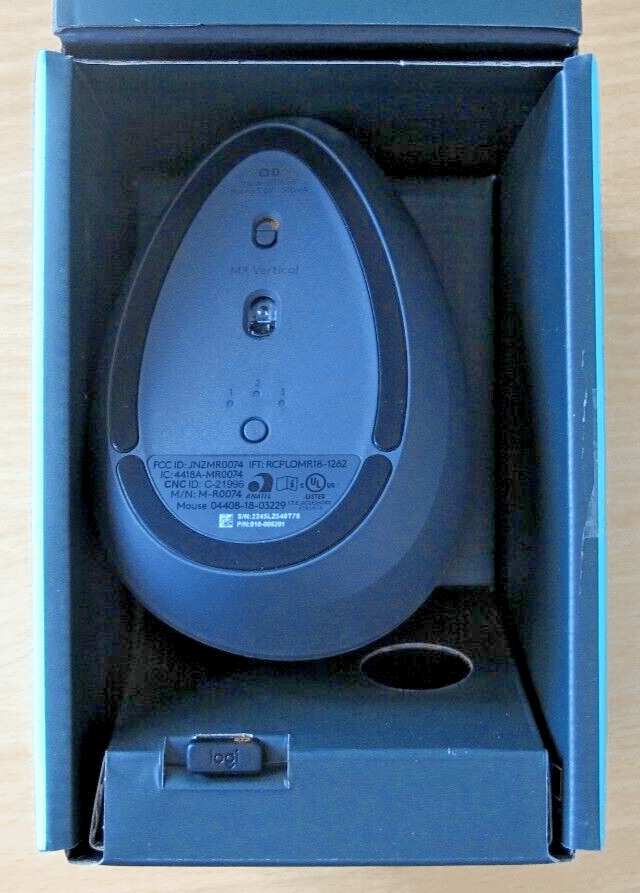Logitech MX Vertical Advanced Ergonomic Wireless Mouse Open Box - MagsTag