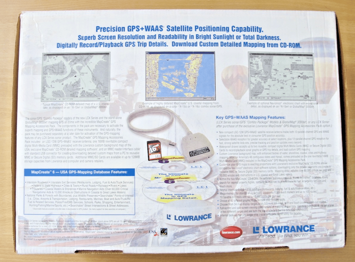 Lowrance GlobalMap 3000MT marine GPS chartplotter navigation system Unused - MagsTag