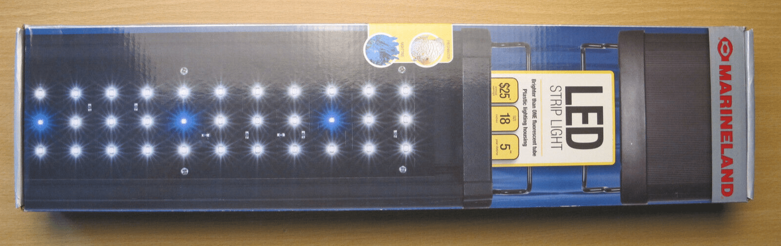Marineland Advanced LED Aquarium Strip Light Bright Output, 18" Open Box Unused - MagsTag