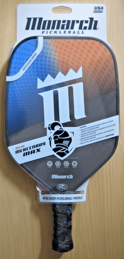 Monarch Mercenary Max Pickleball Paddle wide Body 5907 MN22MERCETHICK - MagsTag