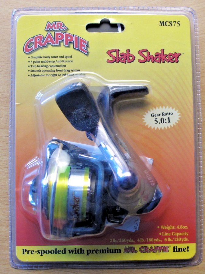 MR CRAPPIE MCS 75 SLAB SHAKER SPINNING REEL 5.0:1 - MagsTag