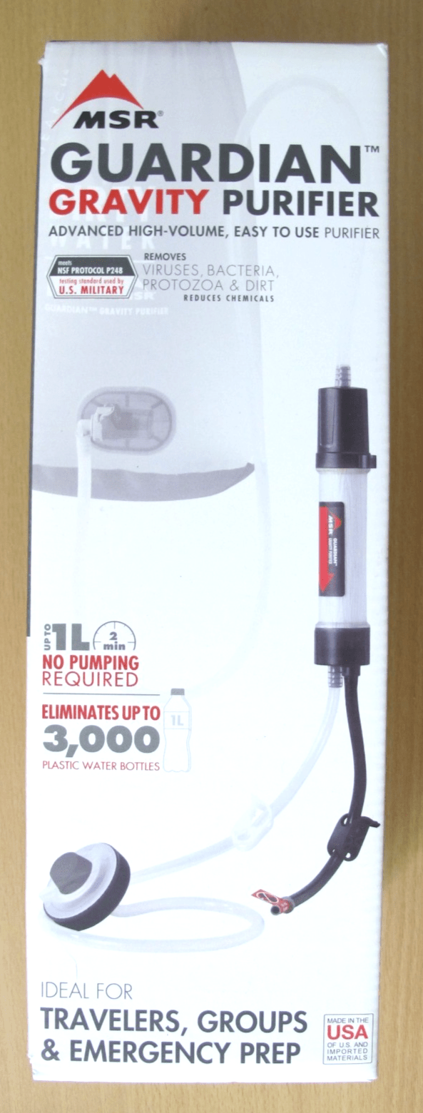 MSR MSR Guardian Gravity Purifier Grey MSR purification system military NSF P248 - MagsTag