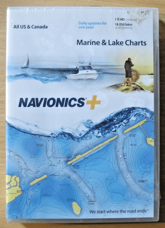 Navionics MSD/NAVPLUSNI Preloaded Chart of All USA Canada Marine & Lakes Charts - MagsTag